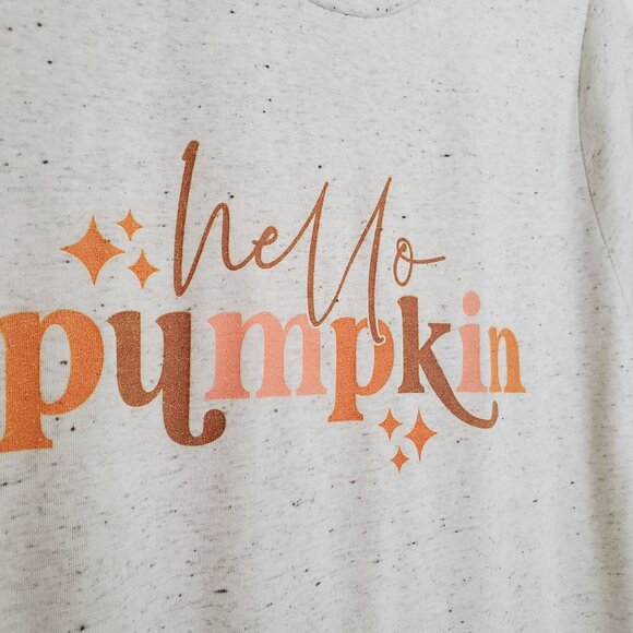 Hello Pumpkin pale tan funfetti graphic tee - Picture 6 of 8